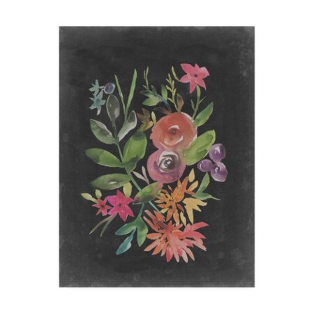Chariklia Zarris 'Velvet Floral II' Canvas Art,24x32